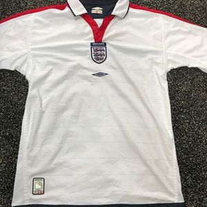 England soccer jersey polo men’s small